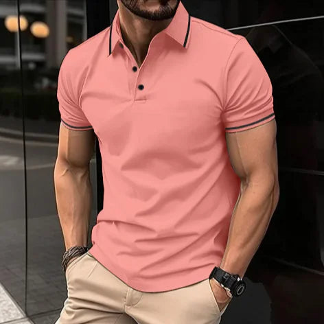 Men's Sports Casual Lapel Polo Shirt