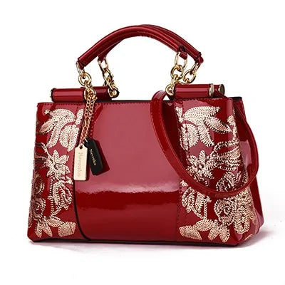 Luxury Embroidered Women's Shoulder Bag