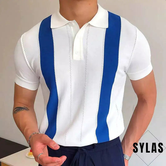 2024 Collection Mens Short-sleeved Knitted Polo
