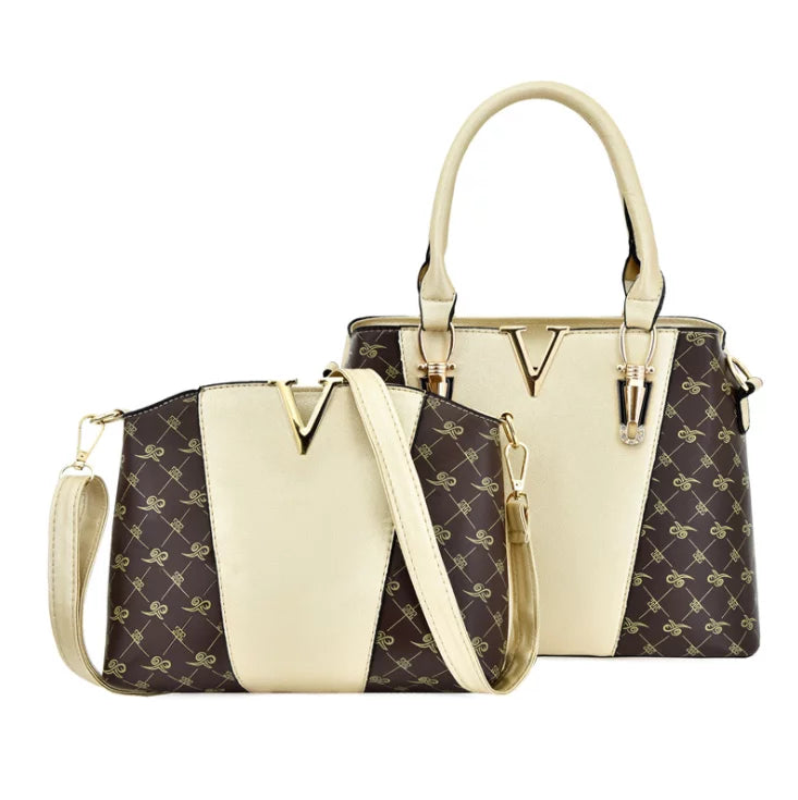 SALE Women's 2-Piece Leather Handbag Set
