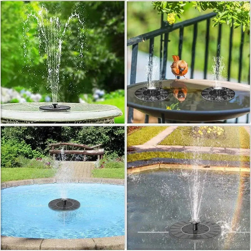 Mini Solar Water Fountain Pool Pond