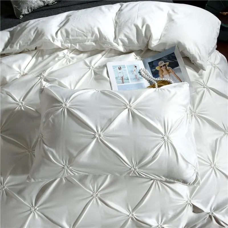 NEW Luxury Silk Bedding Set