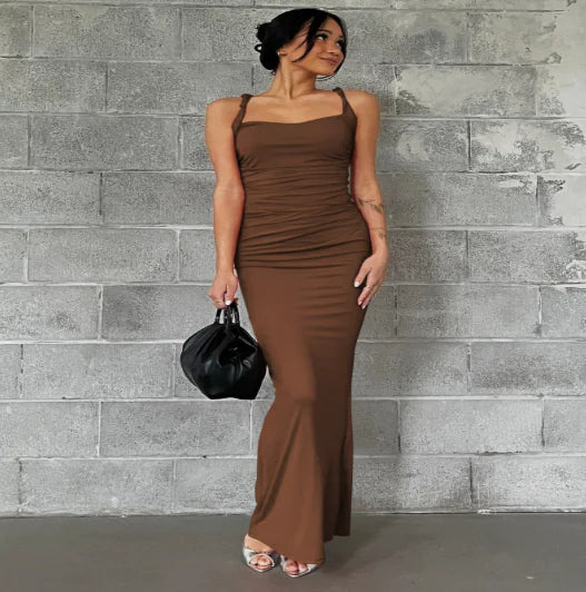 Pure Desire Spaghetti Strap Maxi Dress