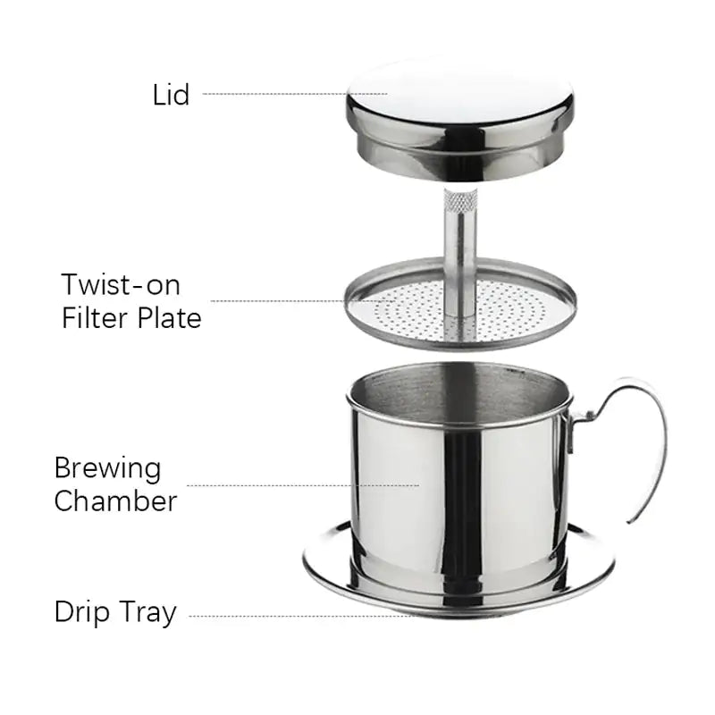 Vietnamese Phin Coffee Drip Cup Filter