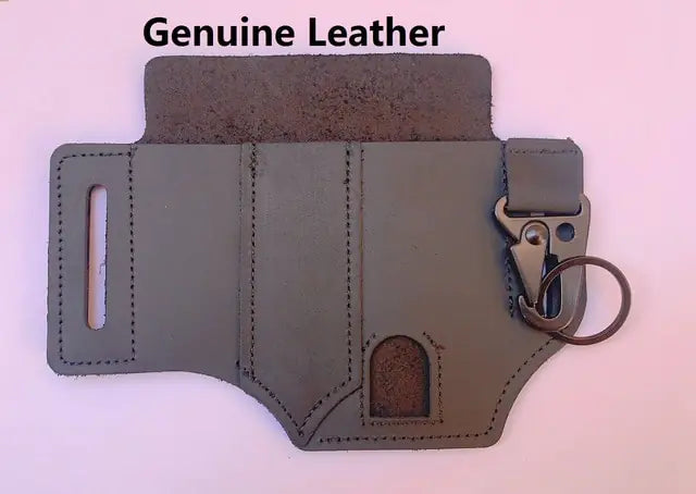 Tactical Multi Tool Belt Leather Bag (No tools)