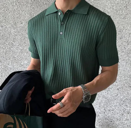2024 Spring Collection Lined Polo Shirt