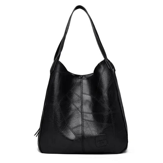 Classic Design PU Leather Handbag