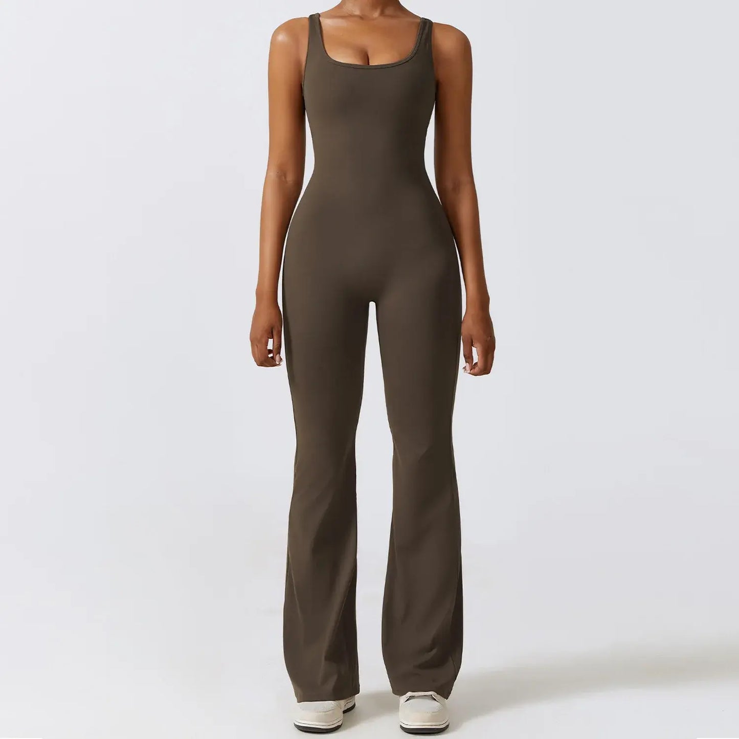 Sexy Push Up Flare Jumpsuit