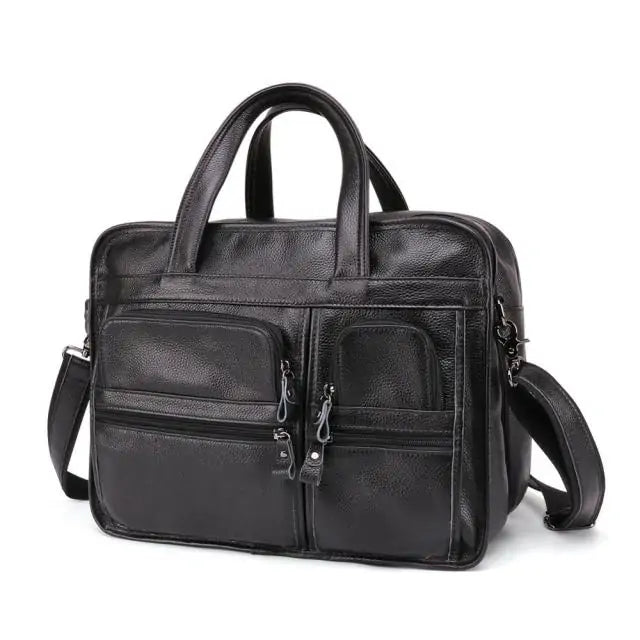 NEW! 2024 Collection Men's Genuine Leather Handbag