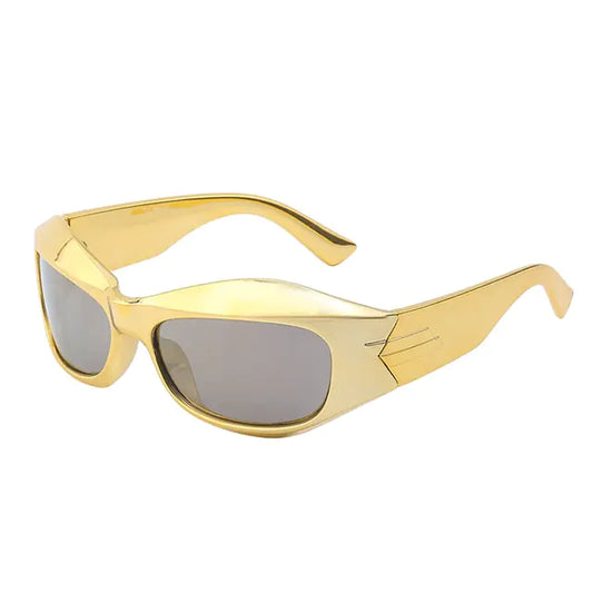 Cyberpunk Square Sunglasses: Unisex Luxury Eyewear