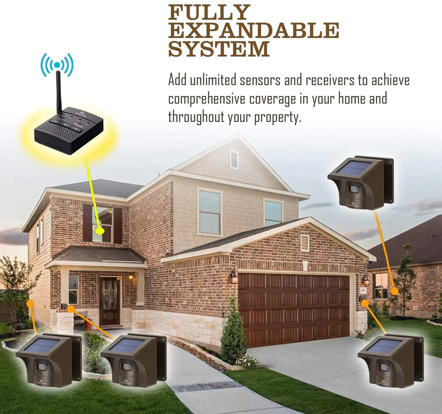 Long Range Solar Driveway Sensor