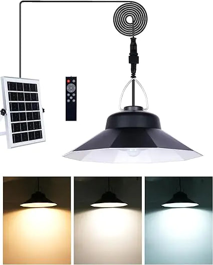 Solar Pendant Light Outdoor Indoor