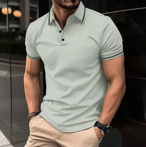 Men's Sports Casual Lapel Polo Shirt