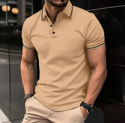 Men's Sports Casual Lapel Polo Shirt