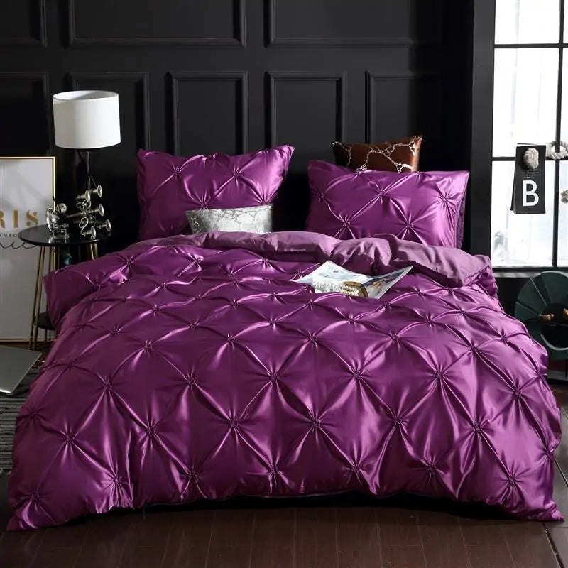 NEW Luxury Silk Bedding Set