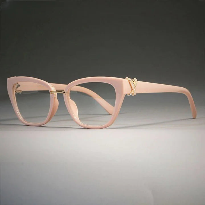 Cat Eye Glasses Frames Rhinestone For Women