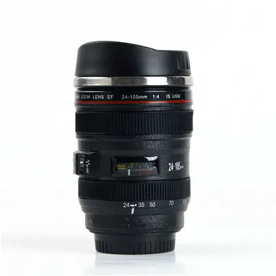 Camera Lens Shape Cup Coffee Tea Travel Mug