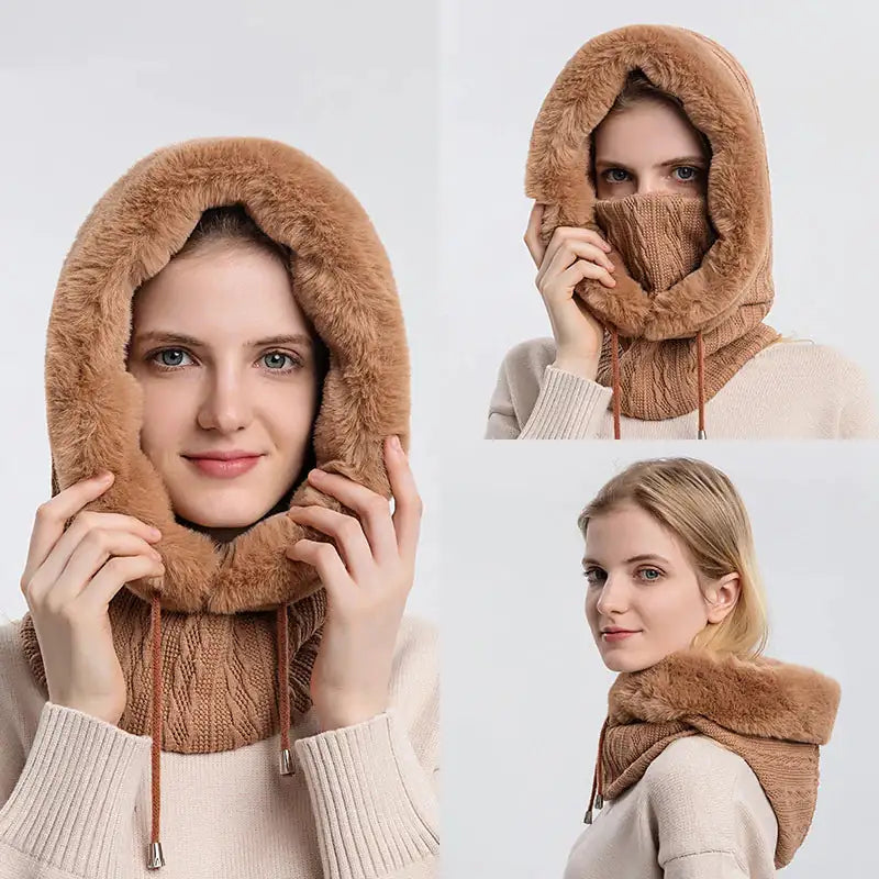 Cozy Wrap - Fluffy One Piece Hat