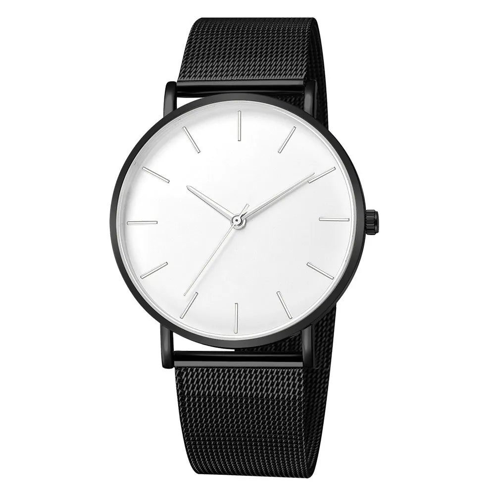 Mesh Belt Ultra-Thin Fashion Wrist Watch