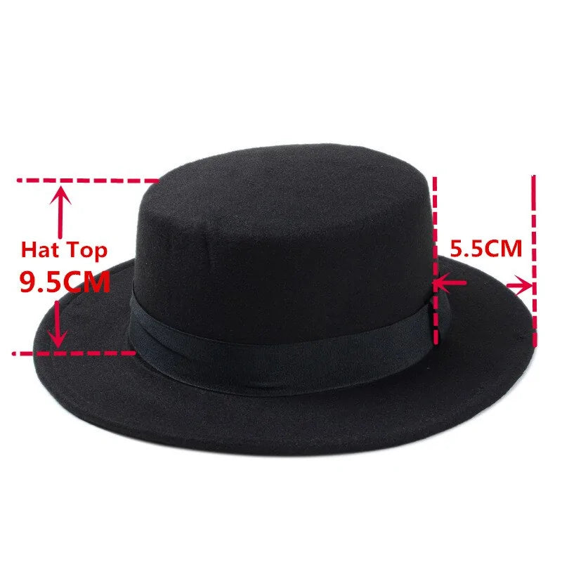 Flat Top Hat For Men